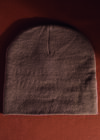 Printed Beanie, Brown, large