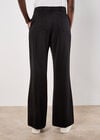 Tailored Flare Trousers, Black, large