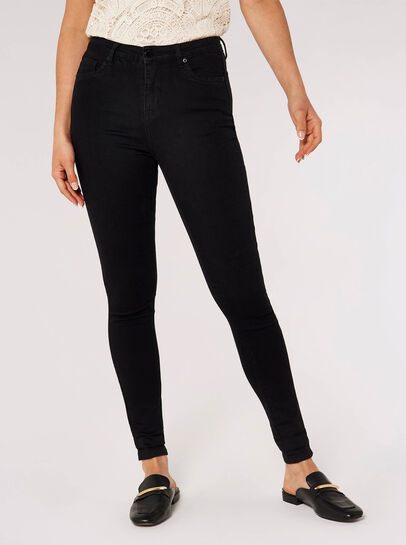 Jean skinny taille mi-haute