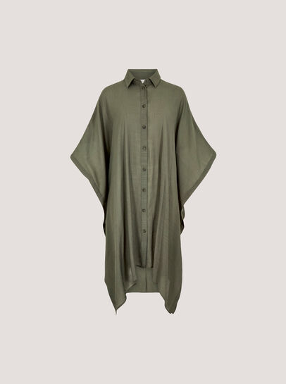 Oversized Textured Kaftan