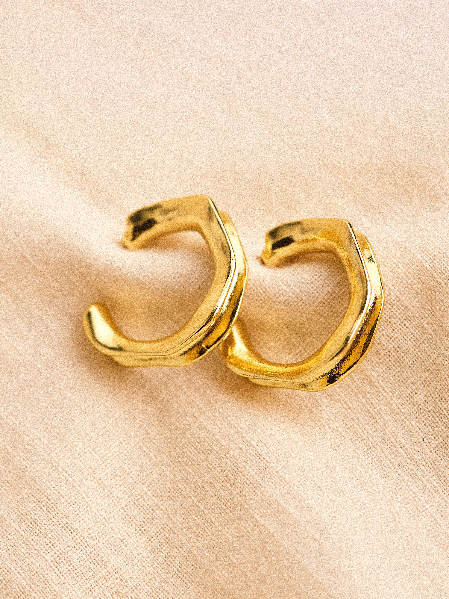 Large 24k gold hoop earrings outlet