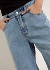 Maca Stud Straight-Leg Jeans, Sky Blue, large