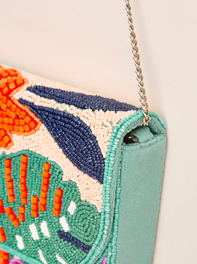 Tropical Beaded Bag