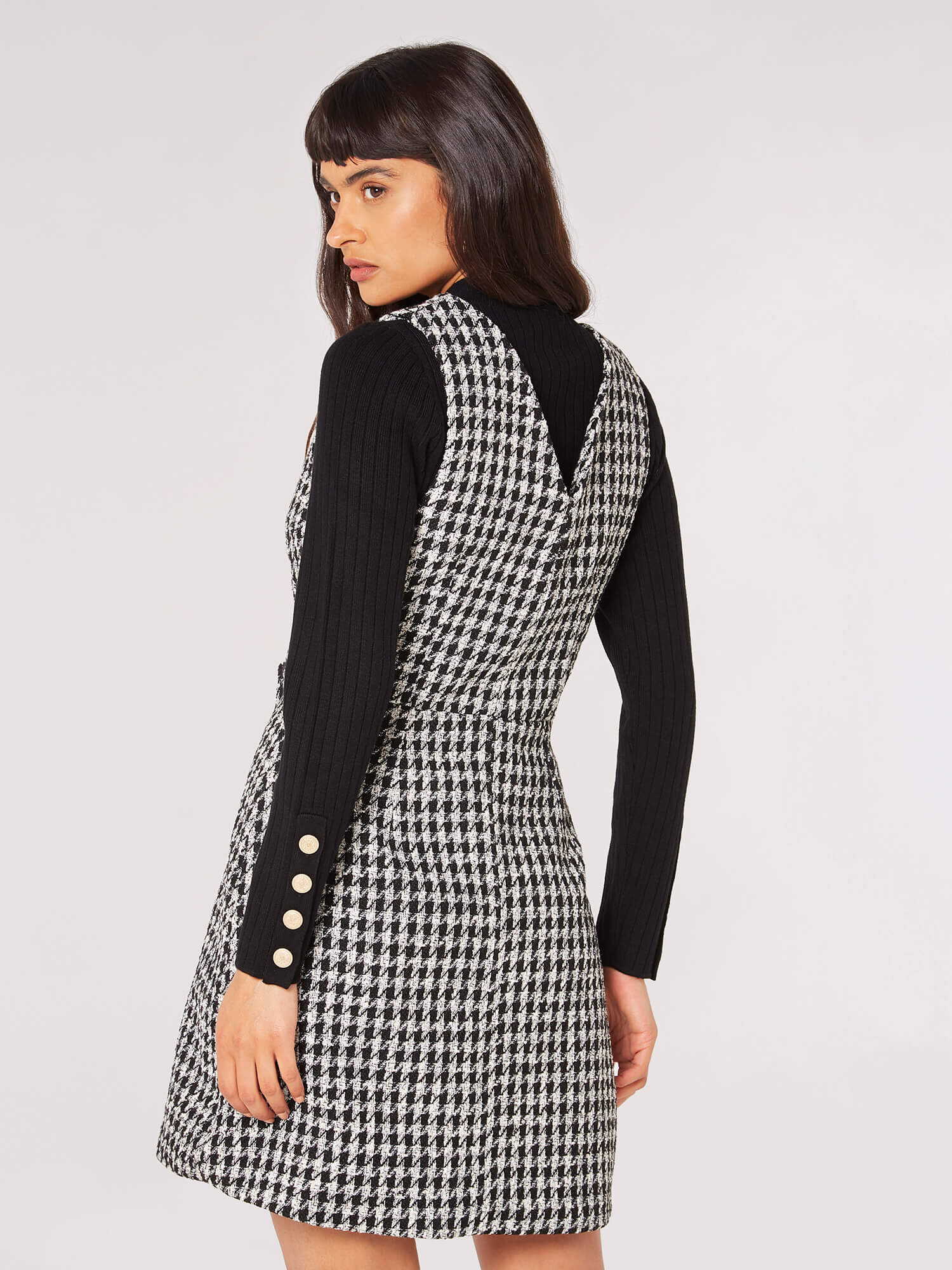 Houndstooth pinafore store