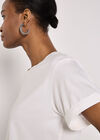 Cotton Modal T-Shirt, White, large