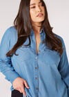 Curve Denim TENCEL™ Shirt, Blue, large