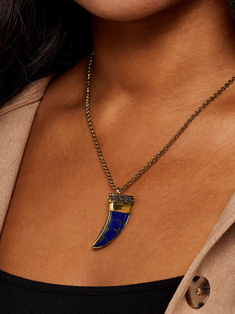 Tiger Tooth Style Necklace