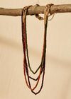 String and stone necklace, Assorted, large