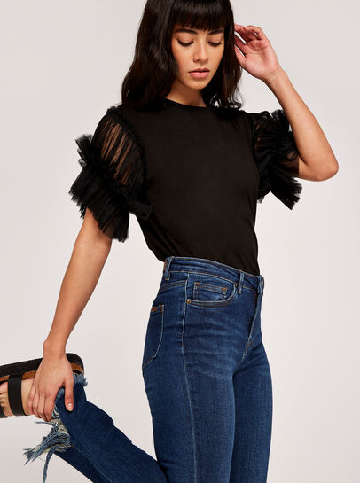 Sofia Frayed Hem Mid Rise Jean