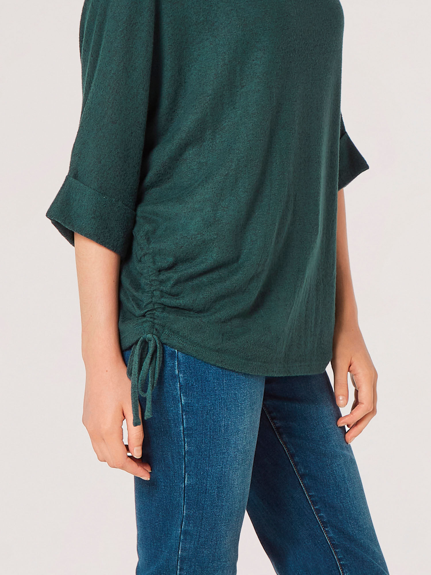 Drawstring knit top 2025