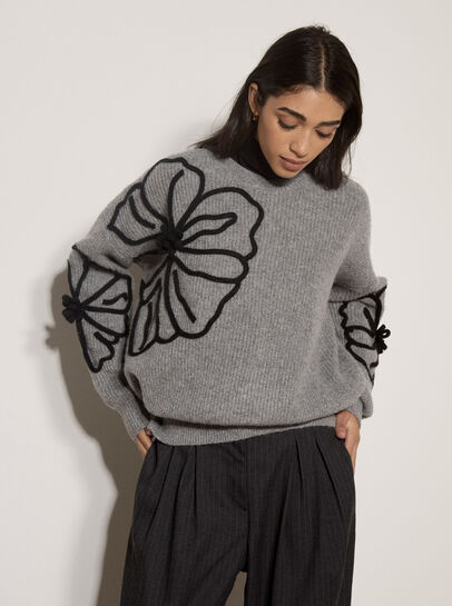 Floral Cornelli Embroidered Jumper