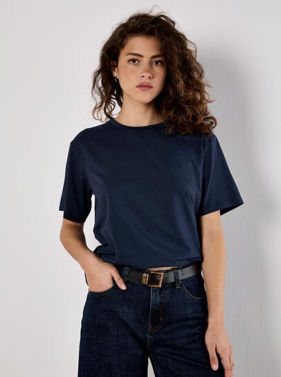 Modal Jersey Basic T-Shirt