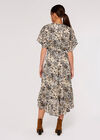 Watercolour Dot Midi Dress, Cream, large