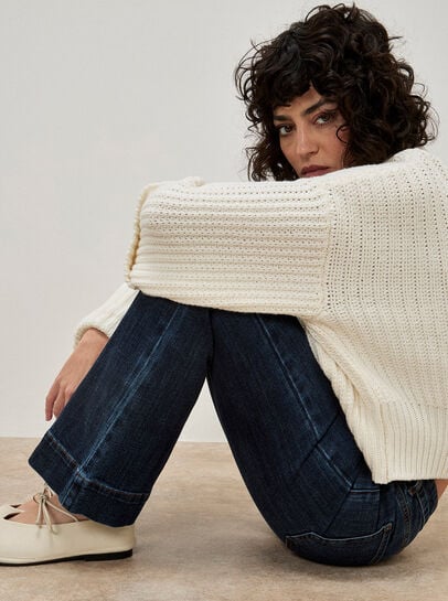 Lena Fit And Flare High Waist Jeans