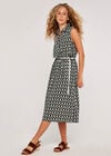 Geo Drops  Shirt Dress, Khaki, large