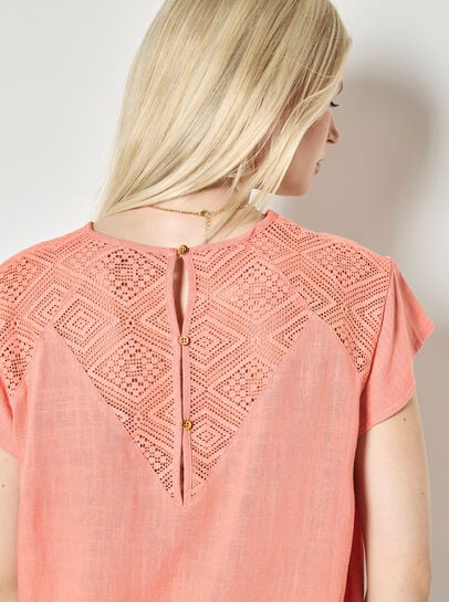Crochet Insert T-Shirt