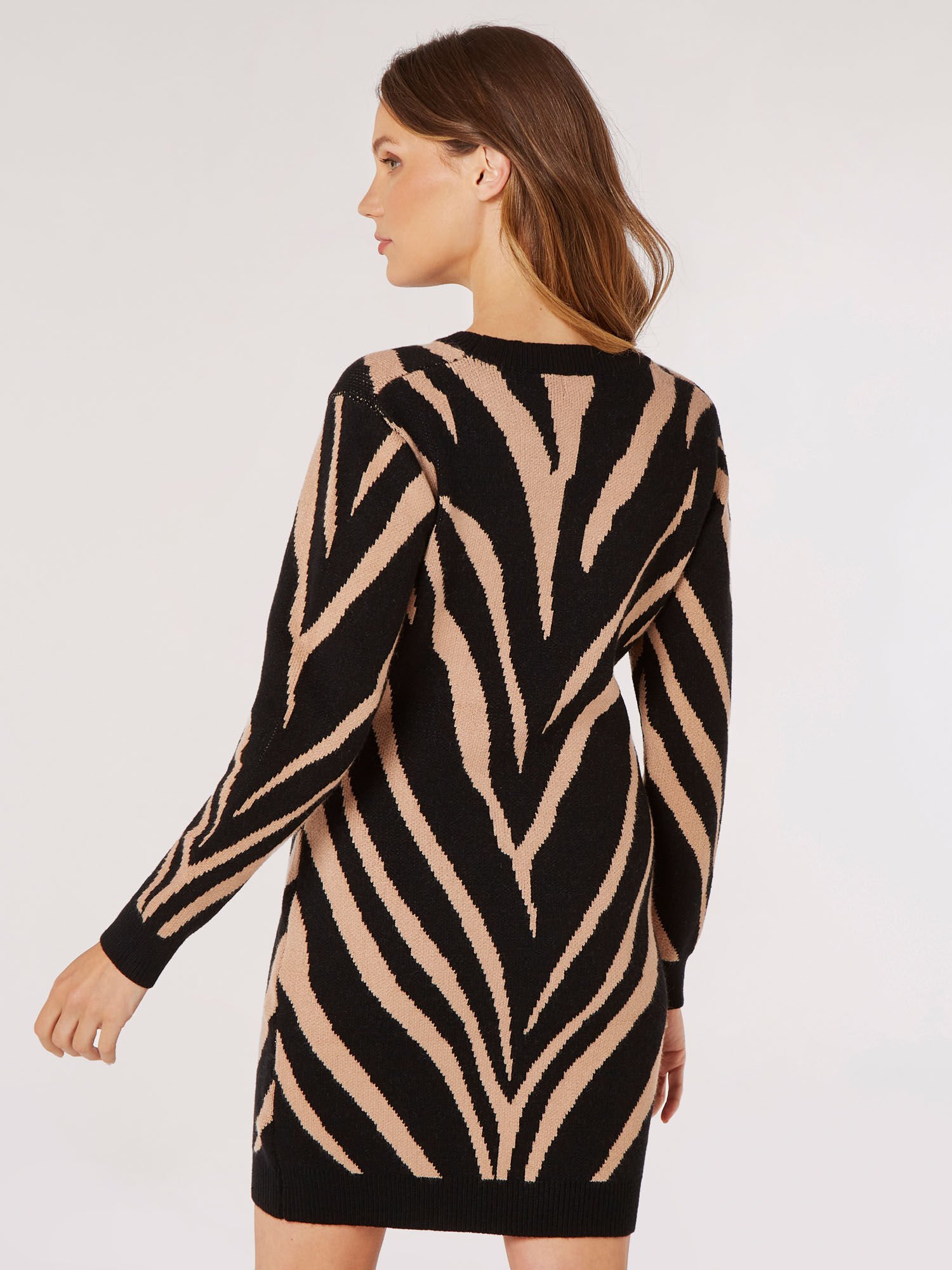 Zebra jumper dress discount