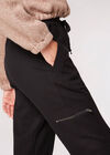 Pantalon de jogging cargo à jambe étroite, noir, grand