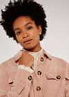 Corduroy Shacket, Pink, large