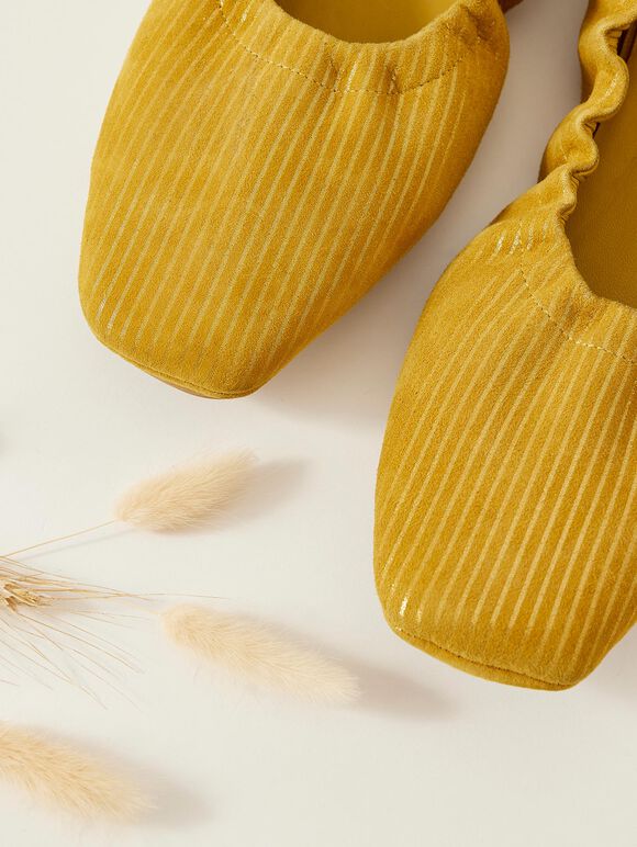 Dancing Ballerina Shoe, Yellow, large