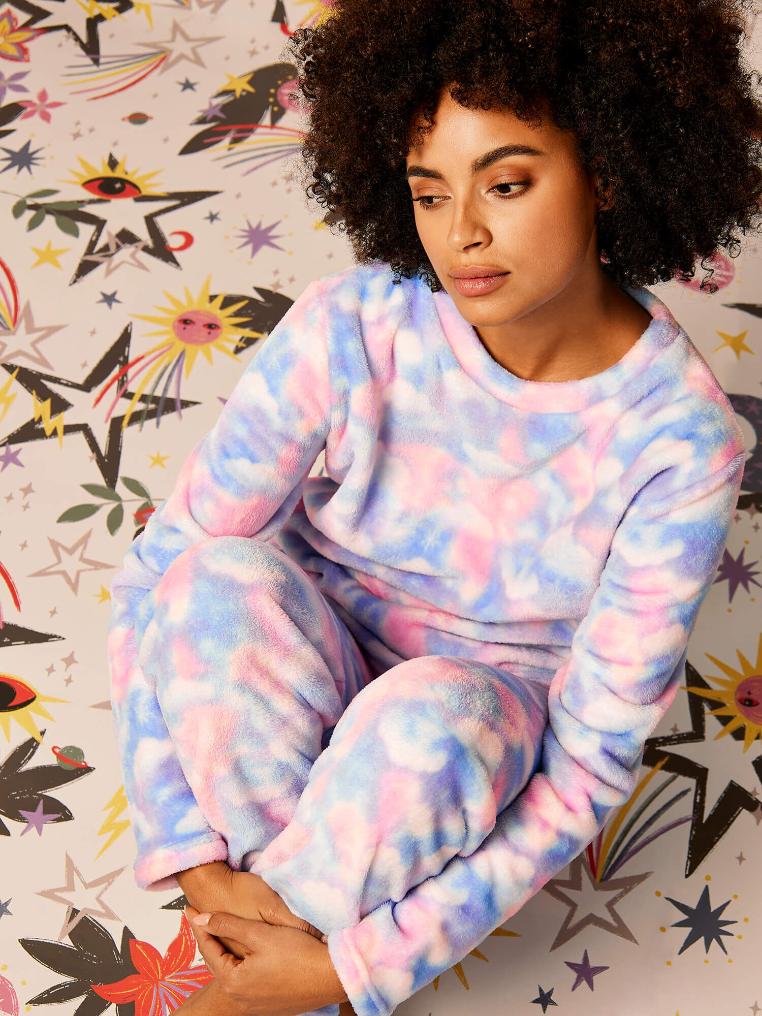 Fluffy outlet pyjama trousers