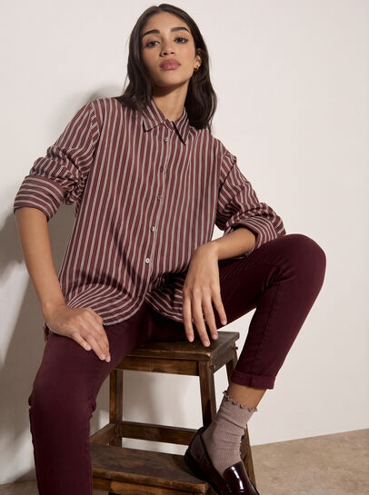 Oversized Stripe Shirt