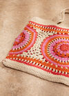 Sac fourre-tout au crochet coloré, assorti, grand