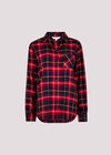 Classic Check Shirt, Red, large
