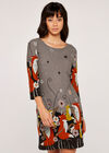 Foxes Dress, Stone, large