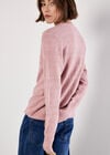 Soft Pointelle Knit Jumper, Pink, large