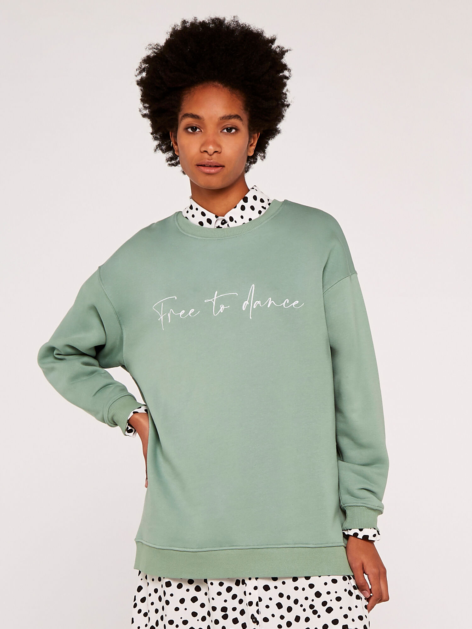 Free To Dance Oversized Sweatshirt 