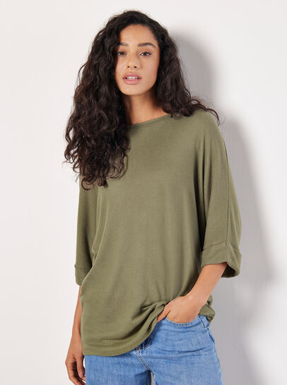 Soft Touch Batwing Top