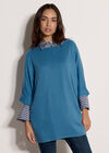 Soft Touch Batwing Top, Sky Blue, large