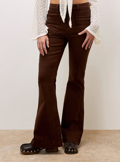 Lara Cotton Flare Jeans