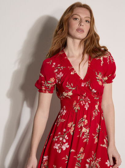 Watercolour Floral Maxi Dress