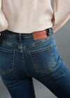 Sadie Green Wash Skinny-Fit Jeans, Green, large