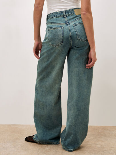 Ellie Wide Leg Boyfriend Jeans