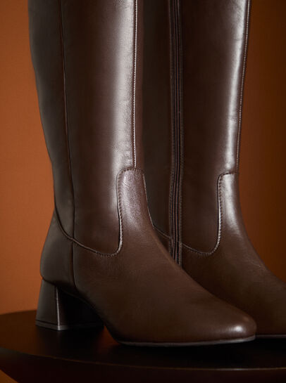 Tall Heeled Chelsea Boots