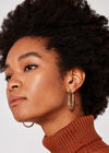  Double Twist Hoop Earrings, Yellow, large