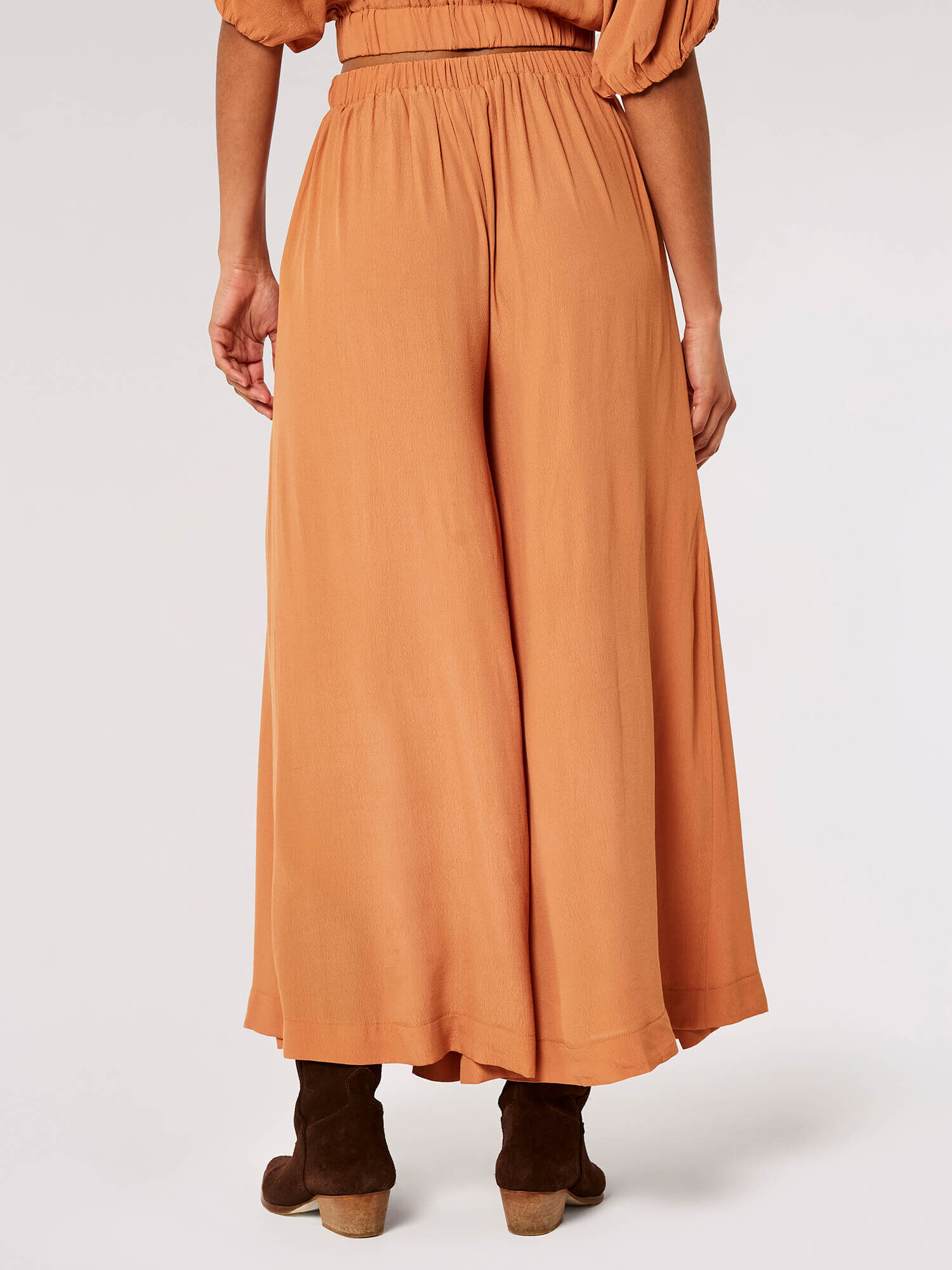 Pantalon Palazzo Court Texture Vetements Apricot