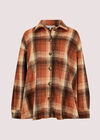 Plaid Check Shirt , Rust, large