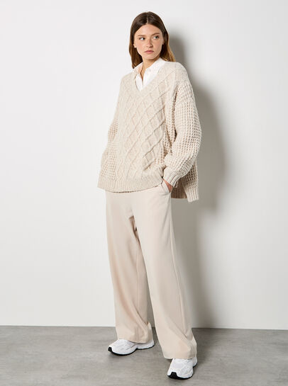 Cable Knit Oversized Chunky Jumper