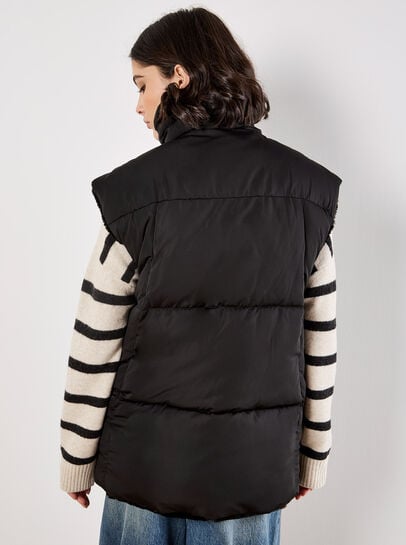 Reversible Oversized Puffer Gilet