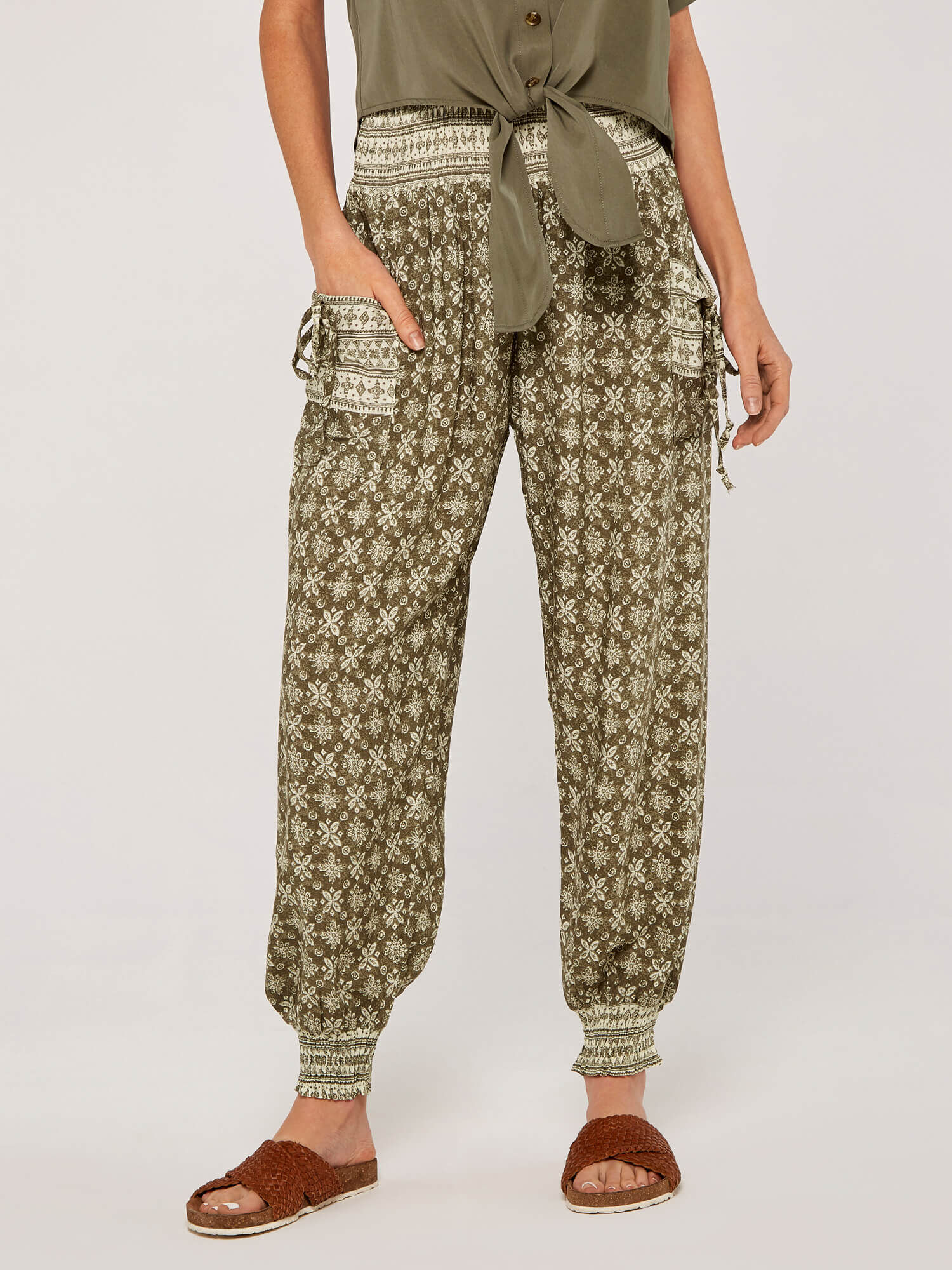 Apricot harem trousers hotsell