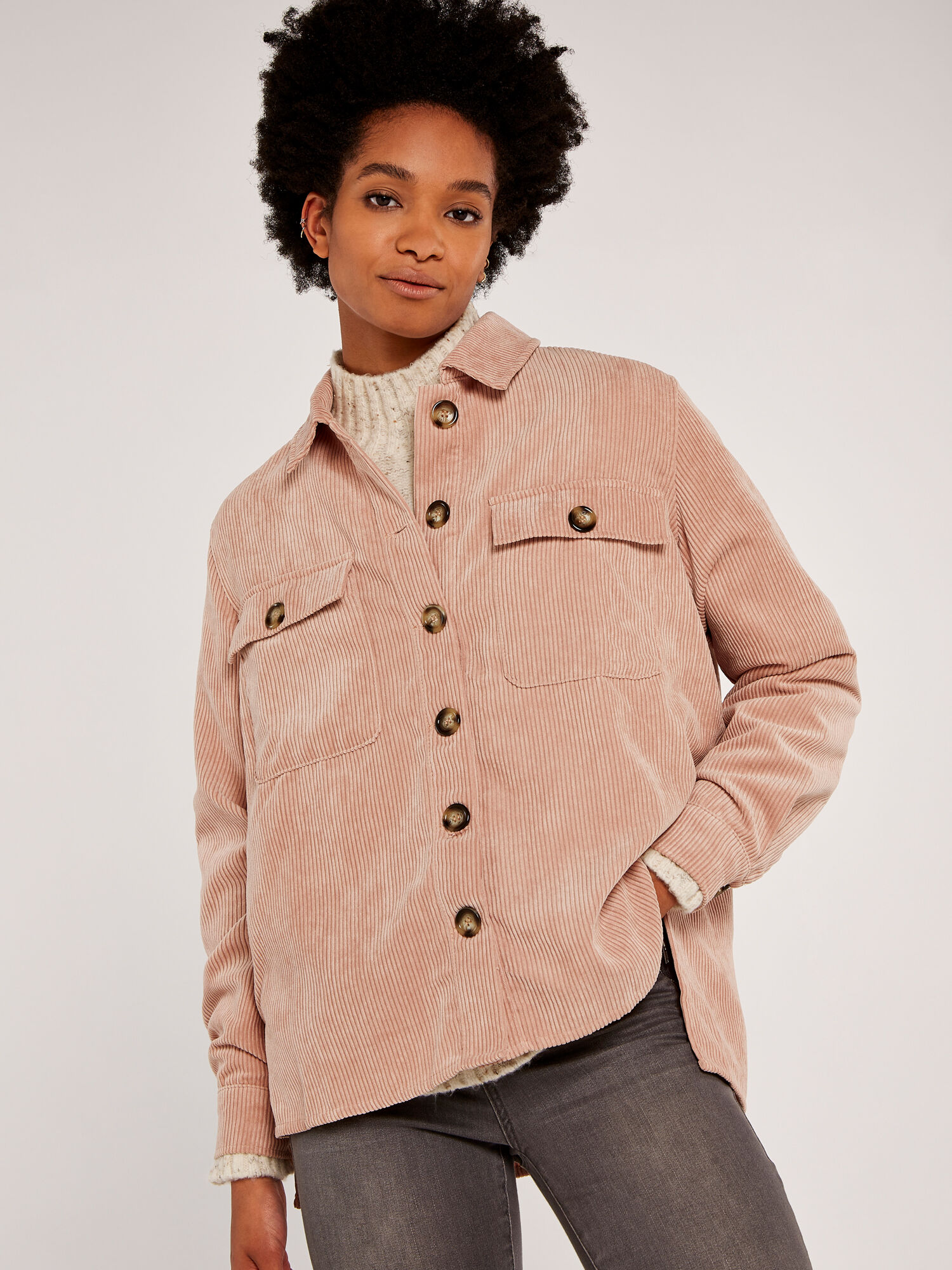 Corduroy shacket sale