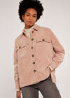 Corduroy Shacket, Pink, large