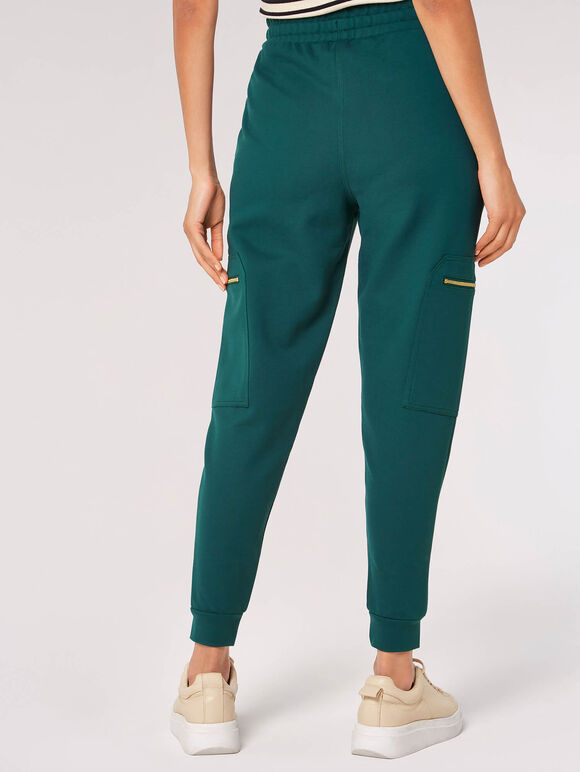 Pantalon de jogging cargo à jambe slim, vert, grand