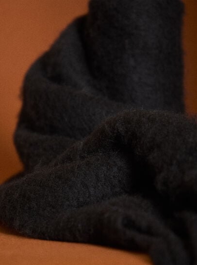 Soft Boucle Knit Scarf