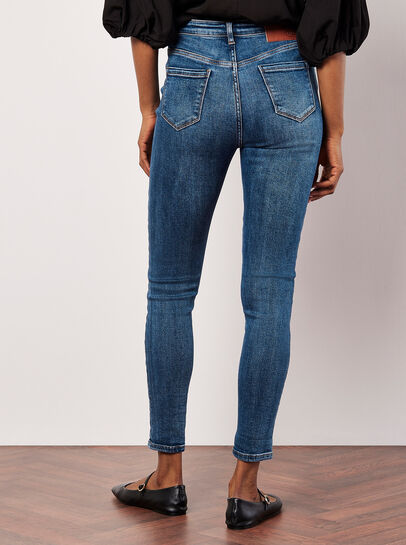 Sienna Distressed Denim Skinny Fit Jeans