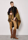 Boho Pattern Blanket Cape, Assorted, large